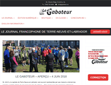 Tablet Screenshot of gaboteur.ca
